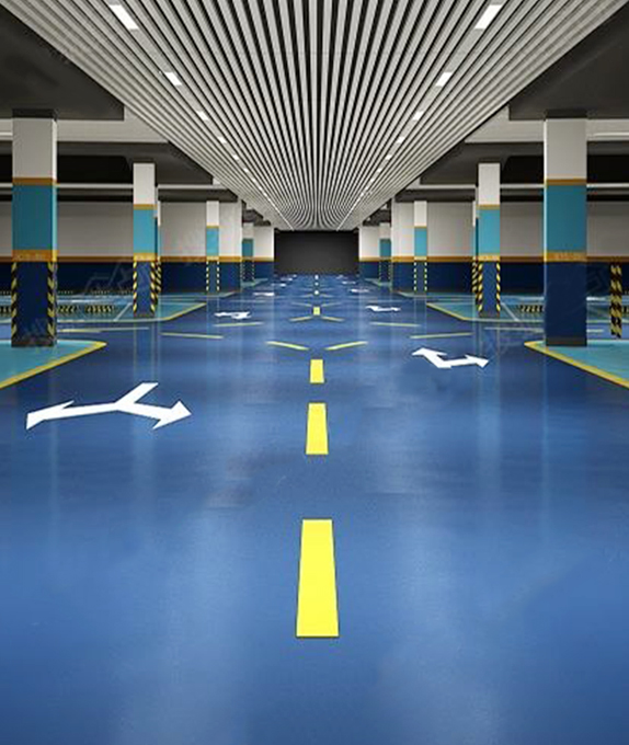 建智科技環(huán)氧地坪漆有什么優(yōu)點?適合用在地下停車場么？